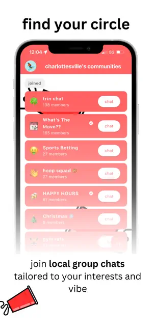 buzz: location based chats screenshot 3