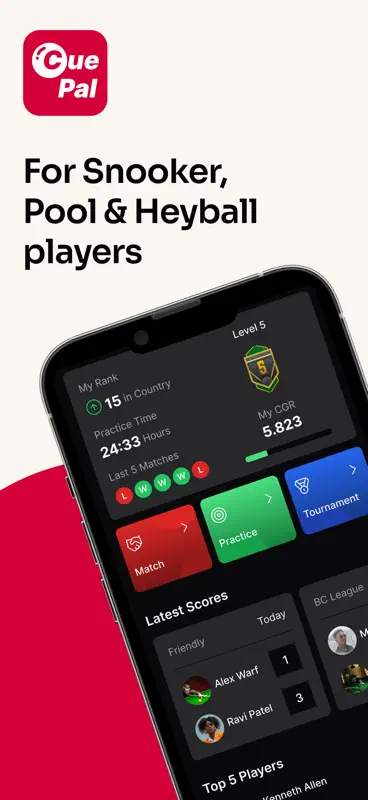 CuePal: Snooker, Pool, Heyball screenshot 1 of 8
