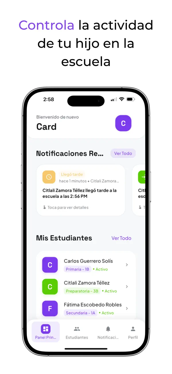 Screenshot #1 pour Alerta Escolar App
