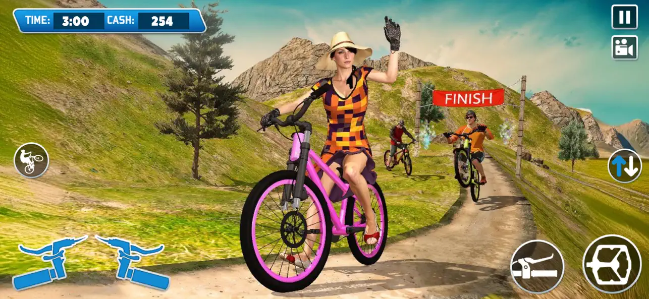 Screenshot #3 pour Cycliste BMX tout-terrain