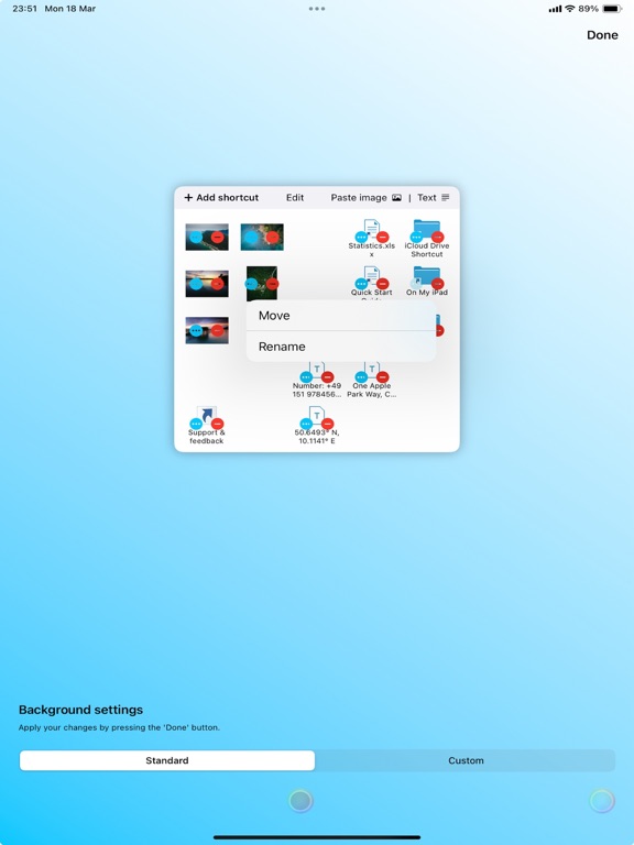 Desktop mini @ your Homescreen iPad screenshot 5 - Utilities app