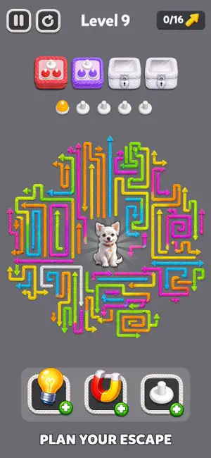 Arrow Escape Puzzle: Wool Sort screenshot 1