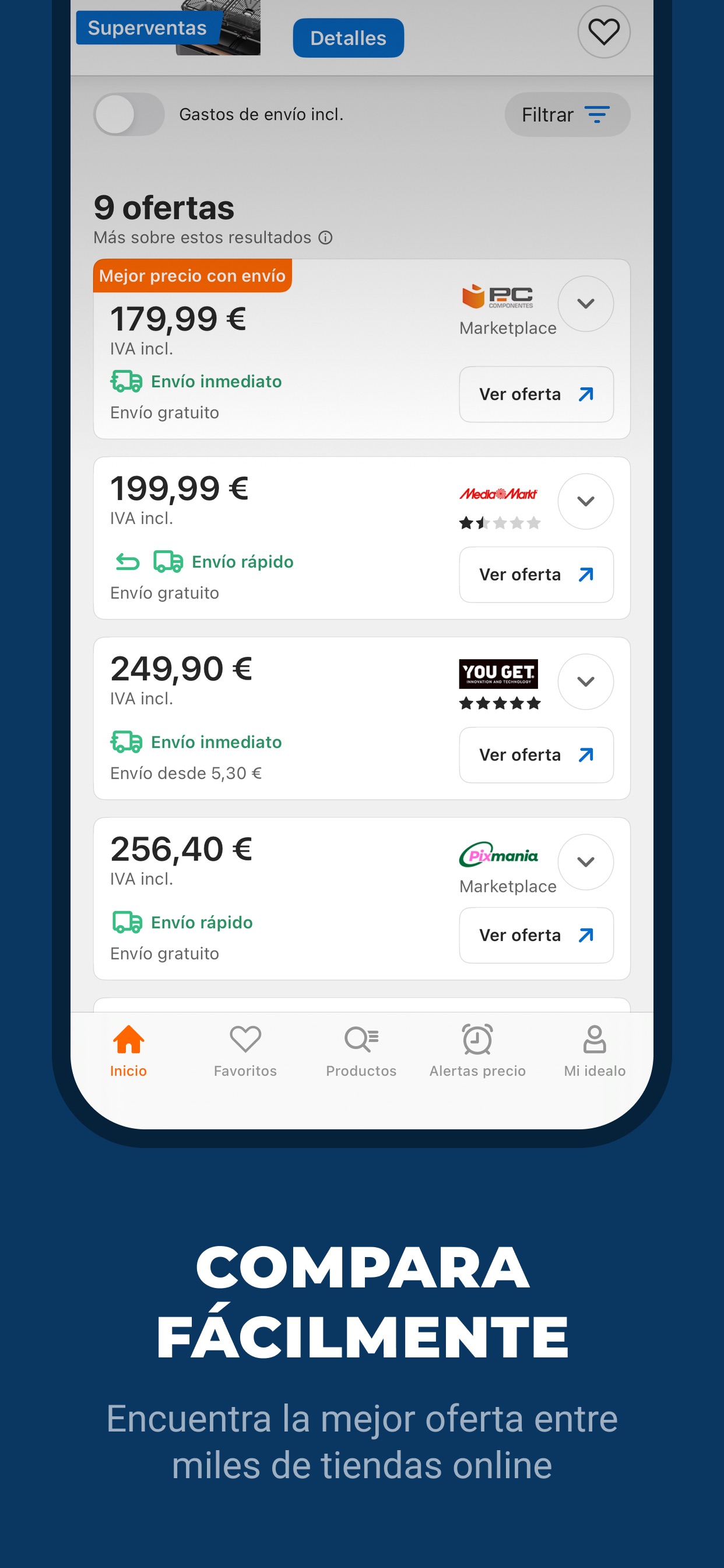 Screenshot 4 of idealo - App de compras online