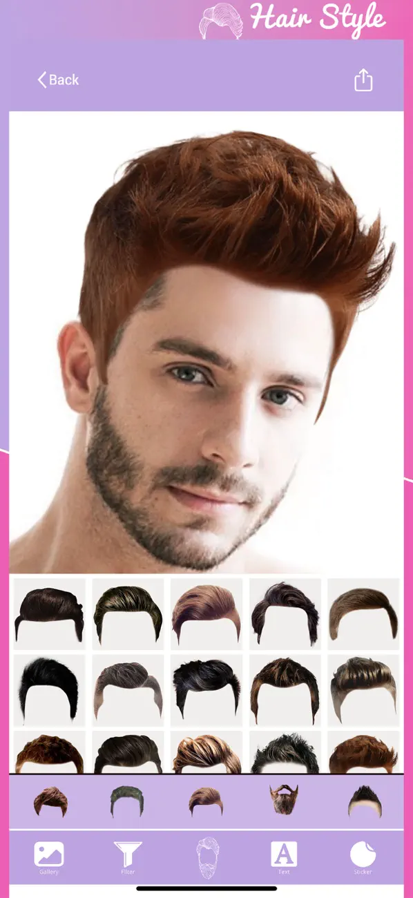 Screenshot #3 pour Hair Style Cam: Haircuts Salon