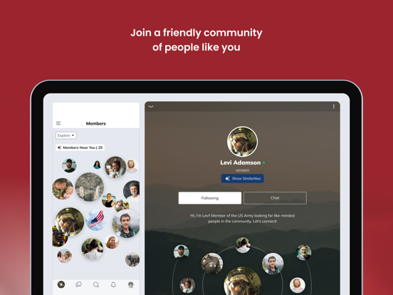 Heroes Wellness Collective iPad screenshot 4 - Social Networking app