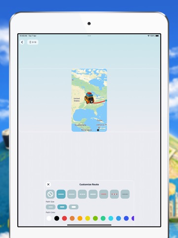 TravelMotion: Journey Animator iPad screenshot