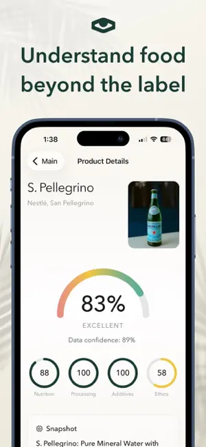 NuTrace - Food Transparency screenshot 1