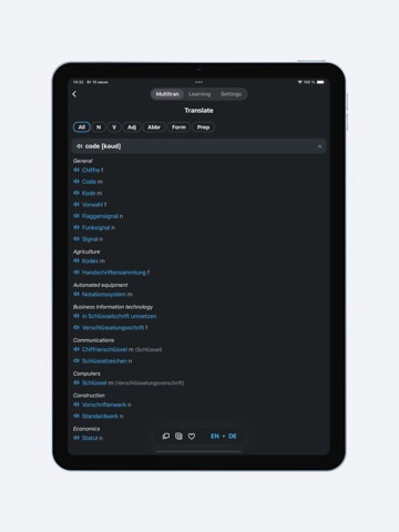 Multitran ipad screenshot 4