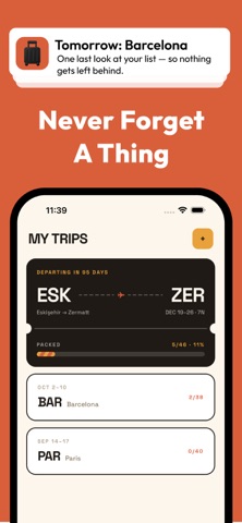 Travel Packing List: Valiso screenshot 5