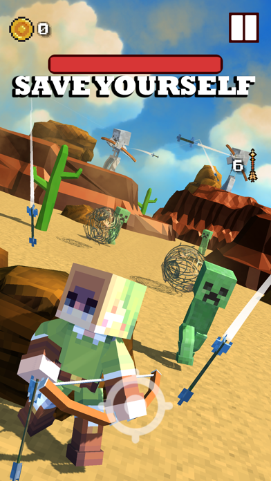 Craft Archer vs Angry Monsters Screenshot