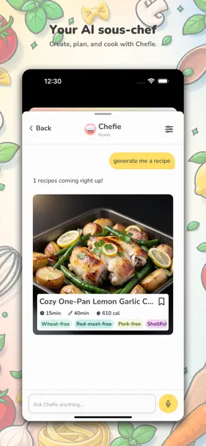 Hello Chef: AI Meal Planner screenshot 2