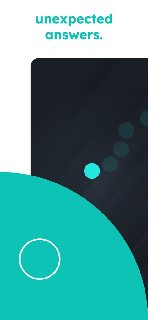 Game is Hard - Observe the app's unique path-finding challenges, characterized by a series of glowing light blue dots leading to an open circle, demanding unconventional thought processes.