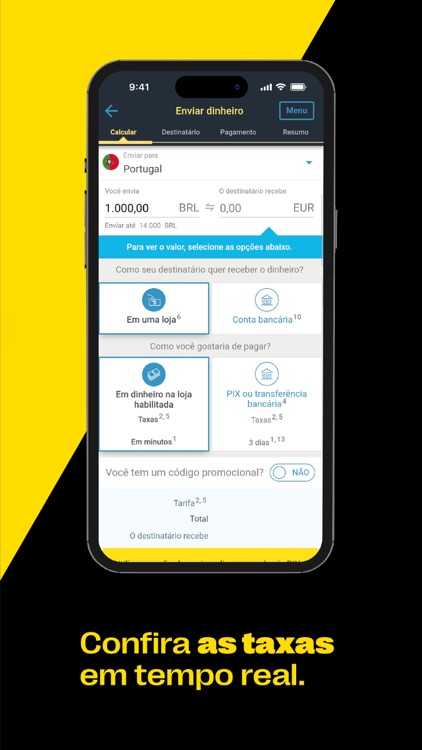 Western Union Enviar Dinheiro screenshot-4