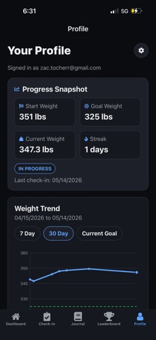 Weightlss screenshot