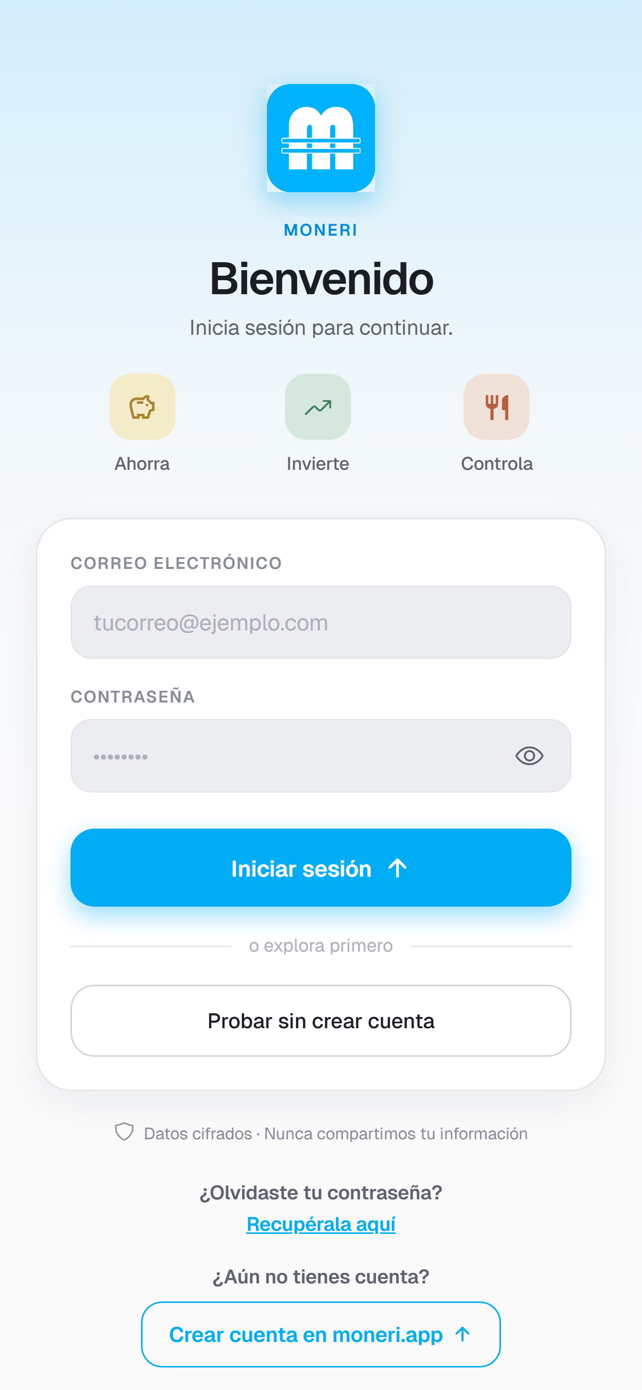 Moneri - Controla Tus Finanzas