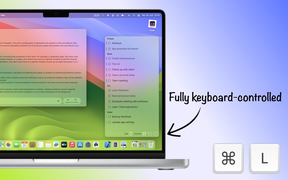 #1. CmdList (macOS) 由: Aron Brast