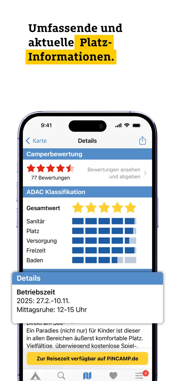 ADAC Camping / Stellplatz 2026 Screenshot 6