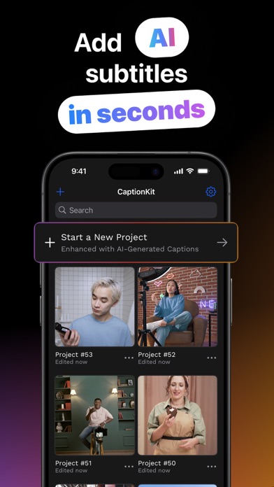 Screenshot #1 pour Sous-titres Vidéos: VidCaps