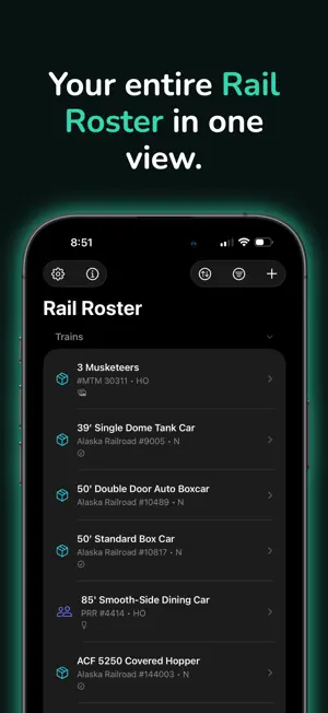 Rail Roster - Tracker screenshot 1