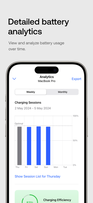 ‎Battery Life Monitor: Drainn Screenshot