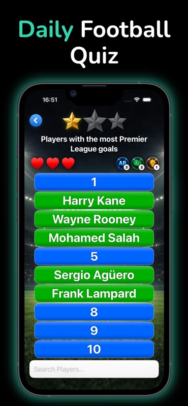 Perfect Ten: Football Quiz screenshot 2
