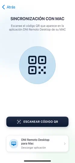 Captura de pantalla de DNI Remoto en iPhone 2