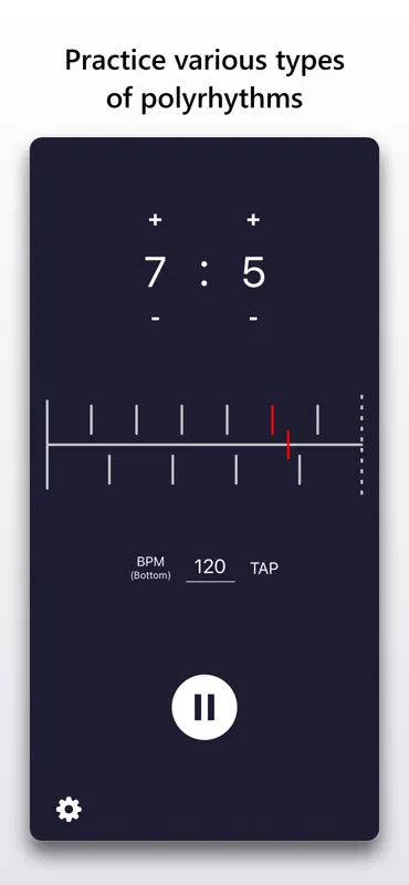 Polyrhythm - Poly Metronome screenshot 2 of 4