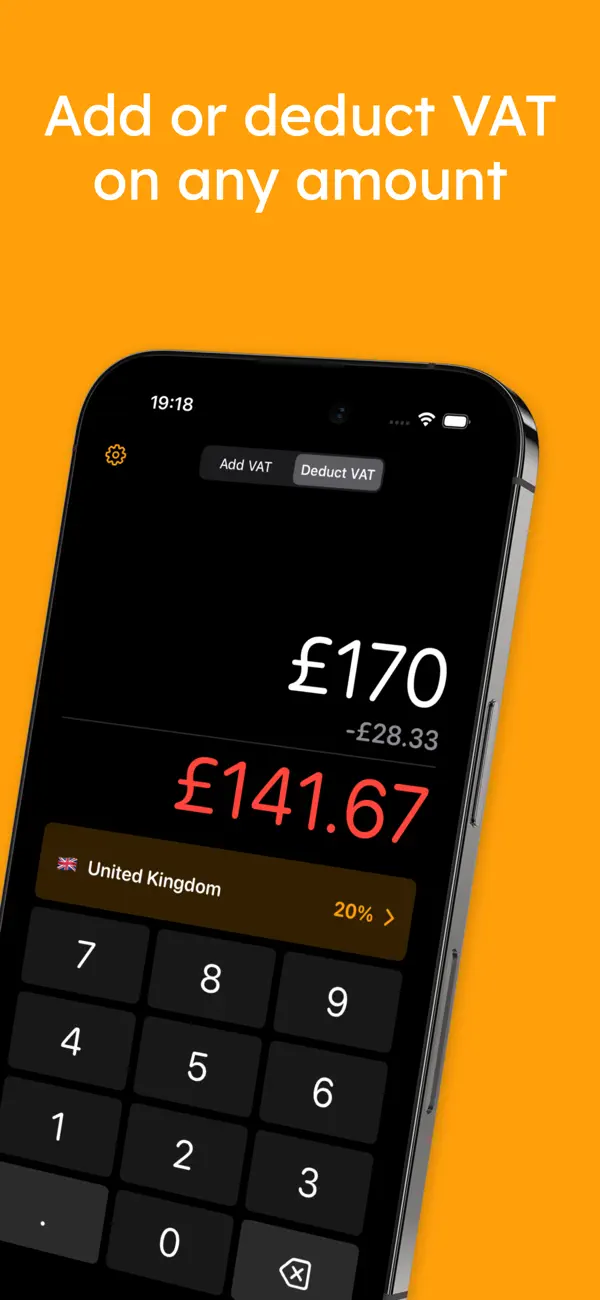 Screenshot #2 pour VAT Calculator Pro