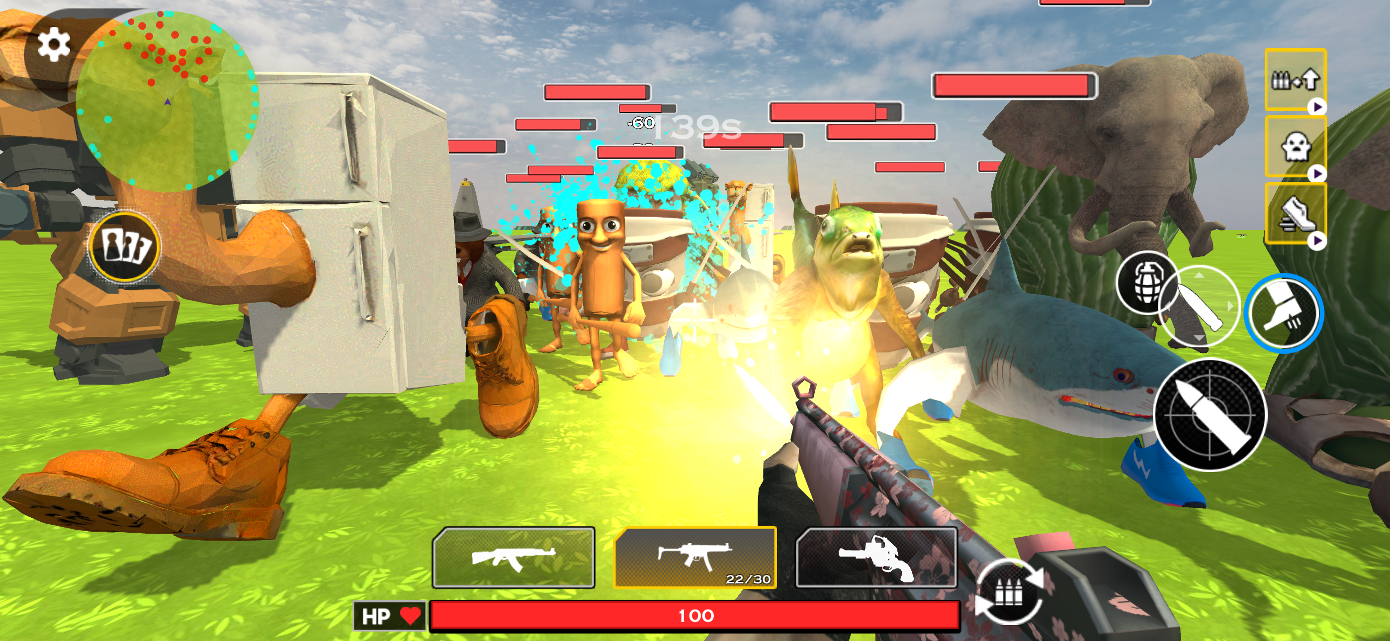 Survival in Brainrot: Shooter