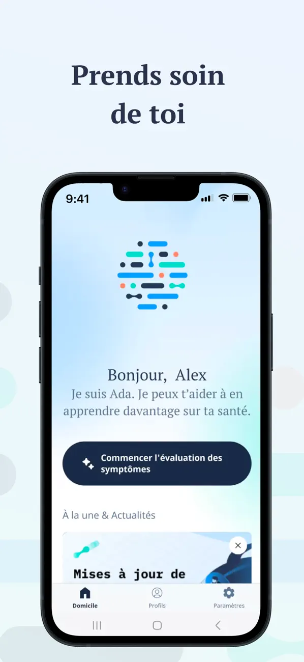 Screenshot #1 pour Ada - ton portail santé