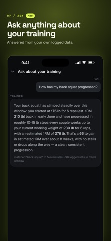 RepPlanr: Gym Workout Tracker iPhone screenshot