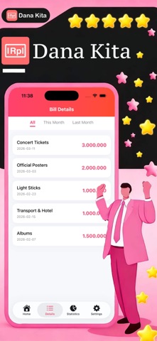 Dana Kita - Idol Expense iPhone screenshot 4