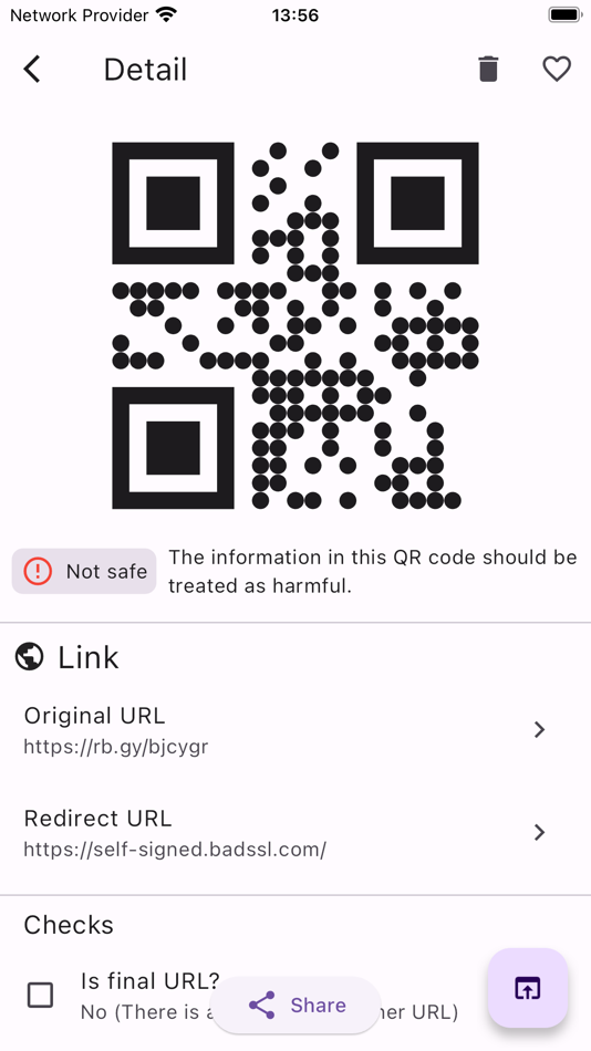 #3. QRDefender: Secure QR Scanner (iOS) 由: Ezequiel Leonardo Aceto