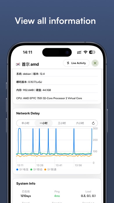 VPings Screenshot