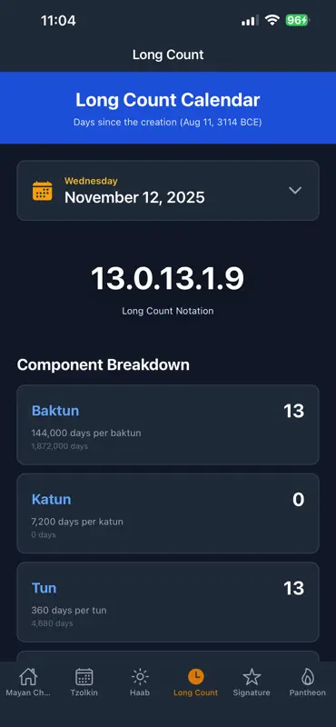 Mayan Charts screenshot 3 of 6