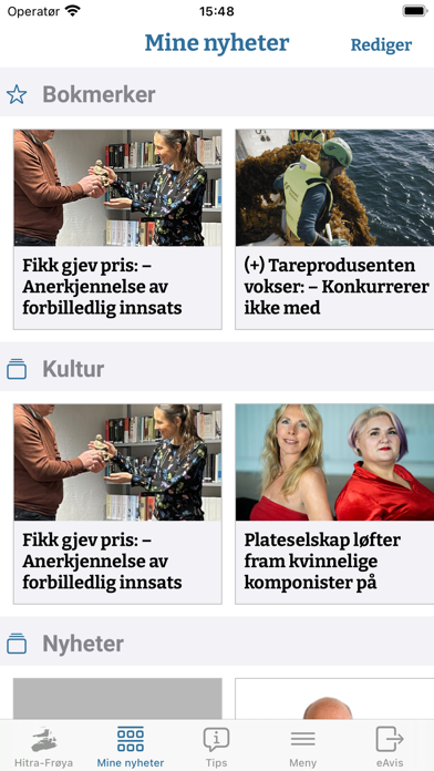 Hitra-Frøya Nyheter Screenshot