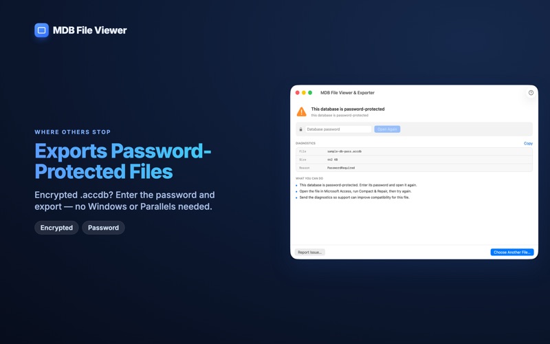 MDB File Viewer & Exporter screenshot