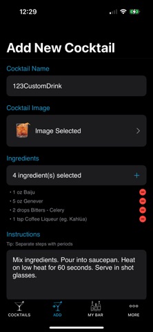 Casa Sedona Bar Guide screenshot