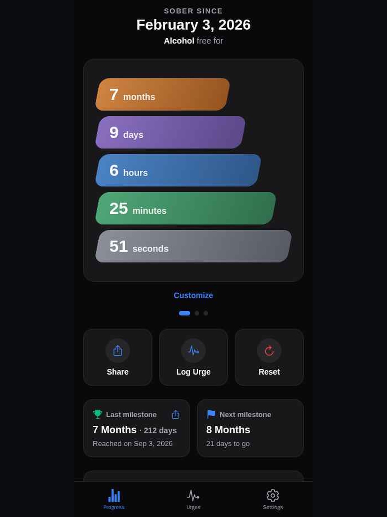 Screenshot 9 of SoS Sober Since