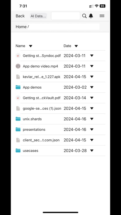Smart Vault Screenshot