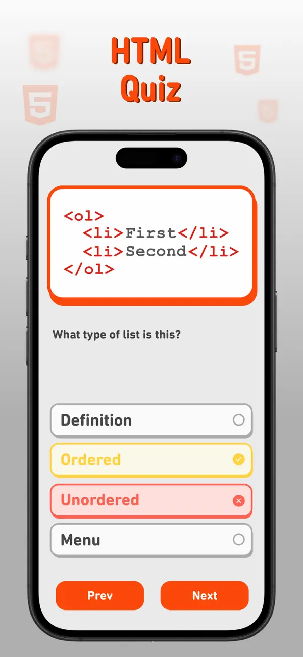#2. Html Css JavaScript Quiz (iOS) 由: Shameel Abid