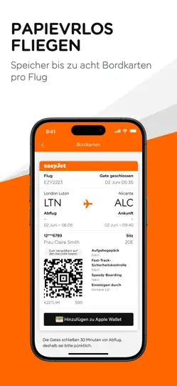 Screenshot von EasyJet: Travel App auf dem iPhone 3