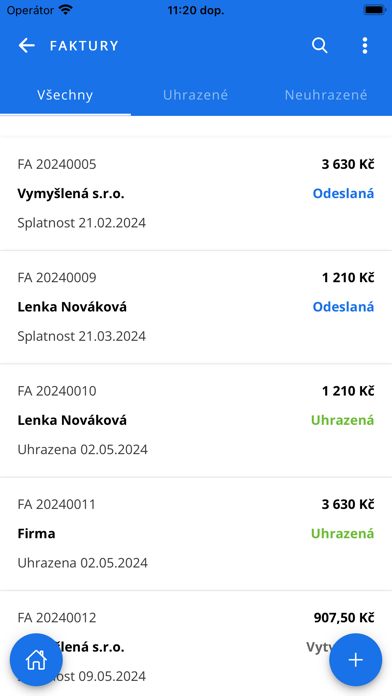 Vyfakturuj.cz Screenshot