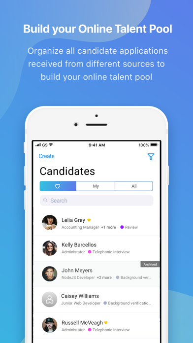 Screenshot #1 pour Jobsoid Recruiter