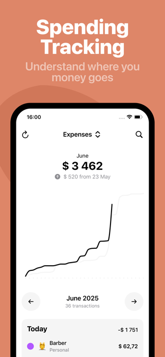 Pocket: Spending Tracker Screenshot 2 of 4