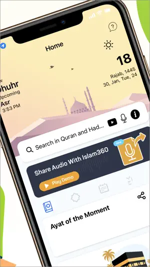 Islam360: Quran Hadith Qibla screenshot 2