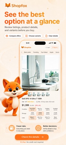 ShopFox Legacy iPhone screenshot
