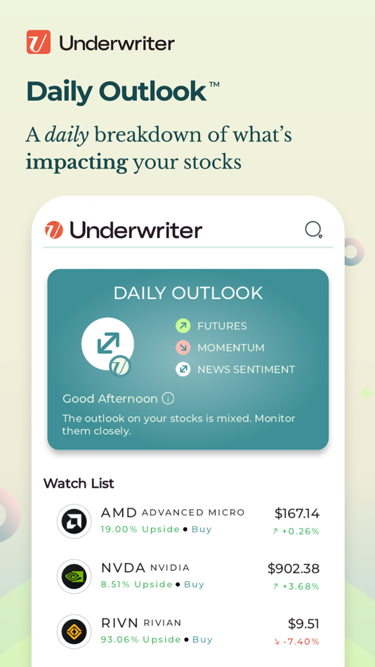 #1. Underwriter AI: Learn Stocks (iOS) Podle: Underwriter App Inc