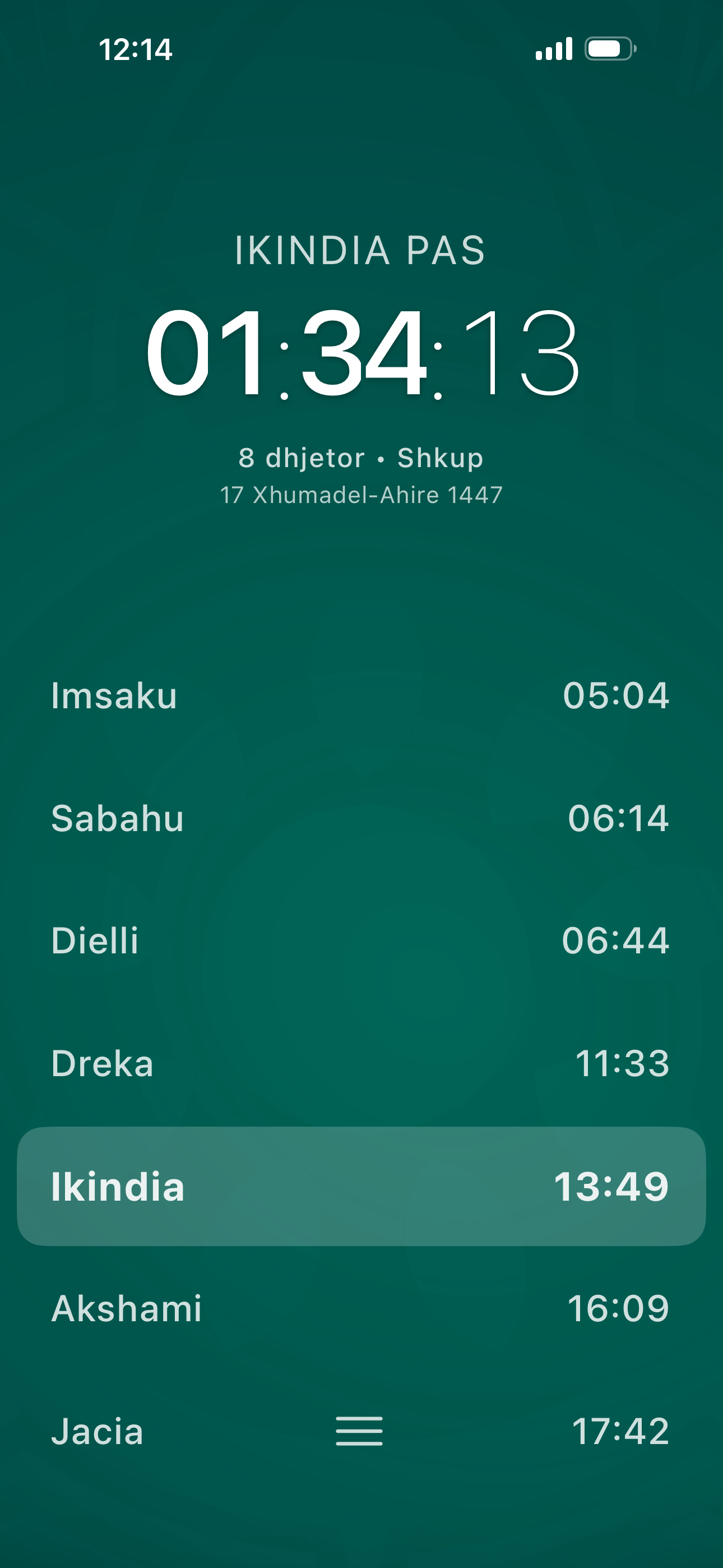 Ezani - Takvimi Shqip