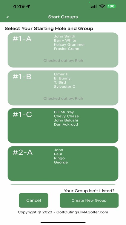 IMAgolfer Outings screenshot-3